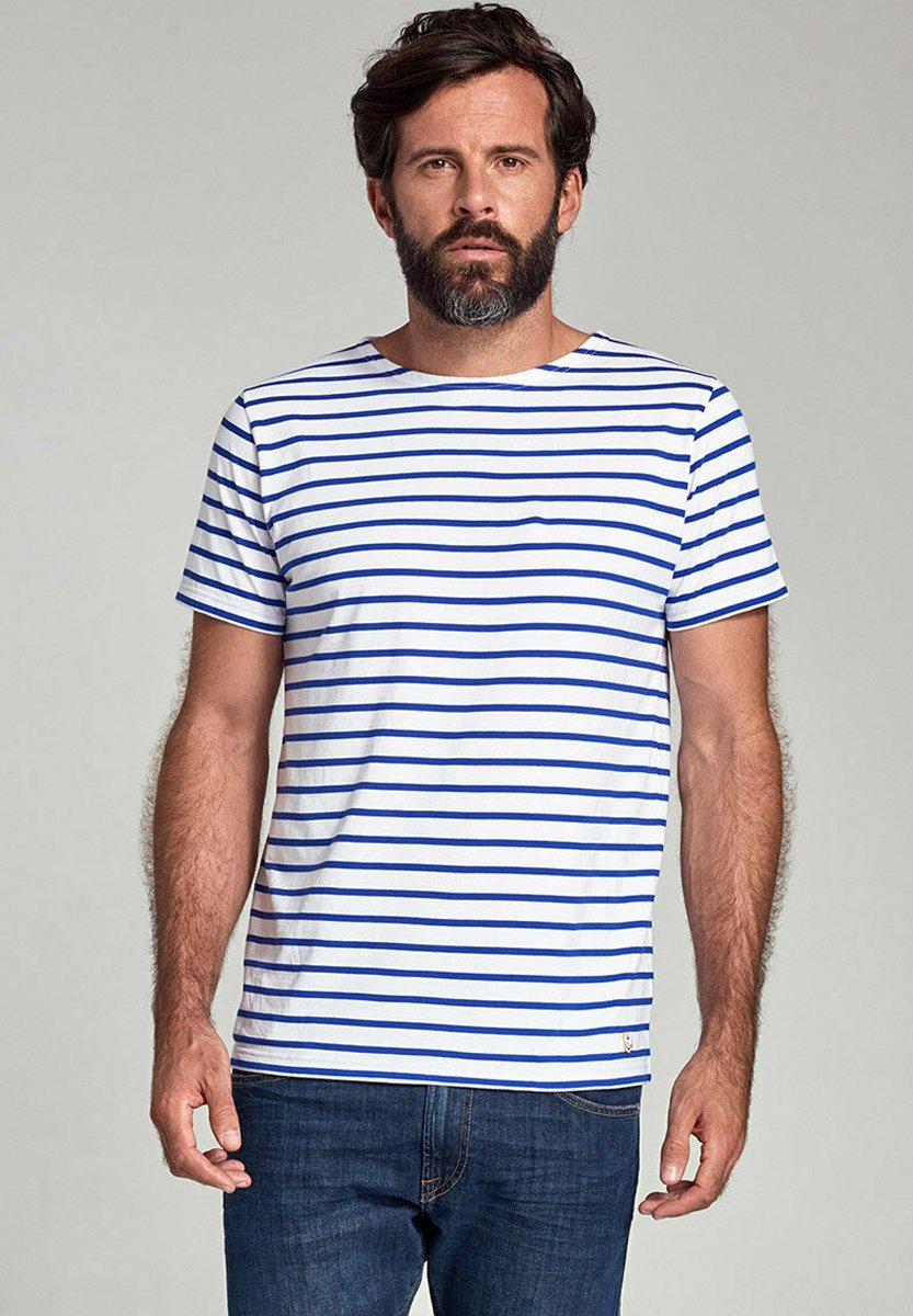 

Футболка с принтом MARINIÈRE CLASSIC T-SHIRT Armor lux, белый