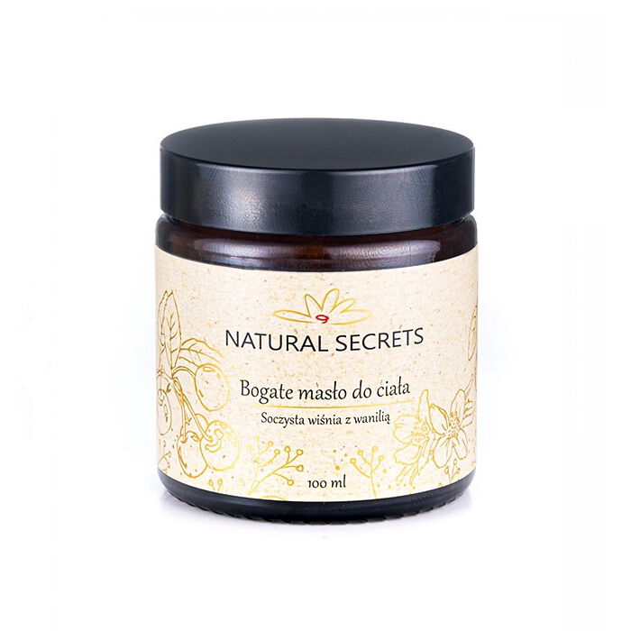 

Масло для тела сочная вишня с ванилью Natural Secrets, 100 гр