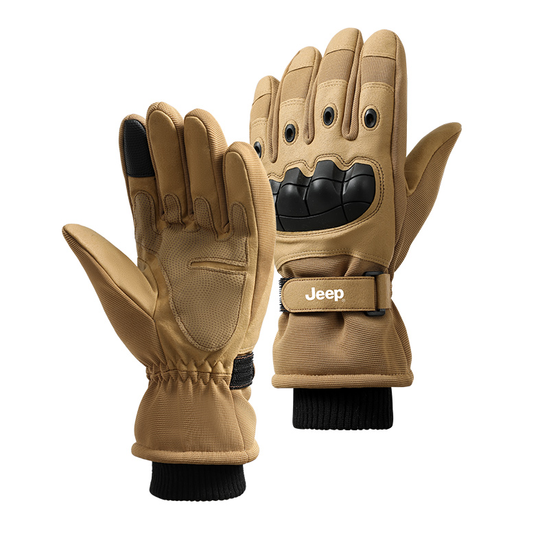 

Утолщенные спортивные перчатки мужские Jeep, sand