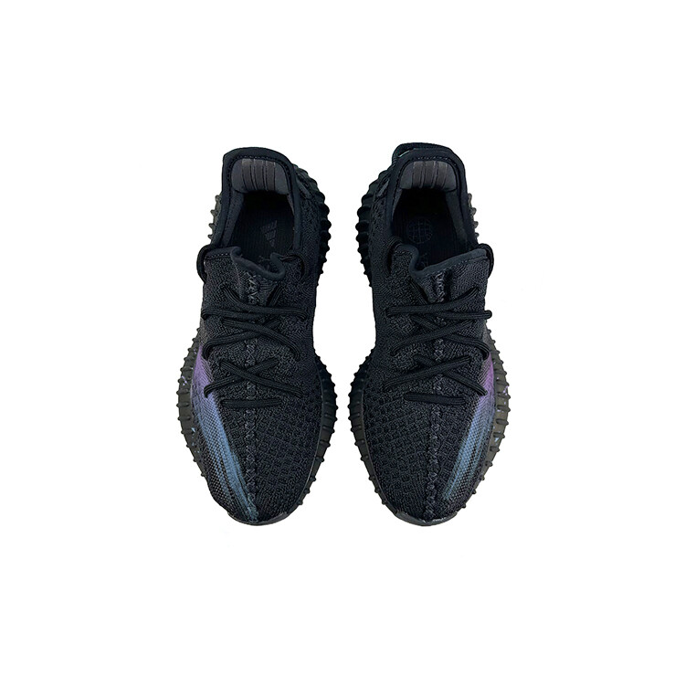 Кроссовки adidas originals Yeezy Boost 350 V2 Lifestyle Shoes Unisex Low-top Black/pink/blue, черный — фото 4