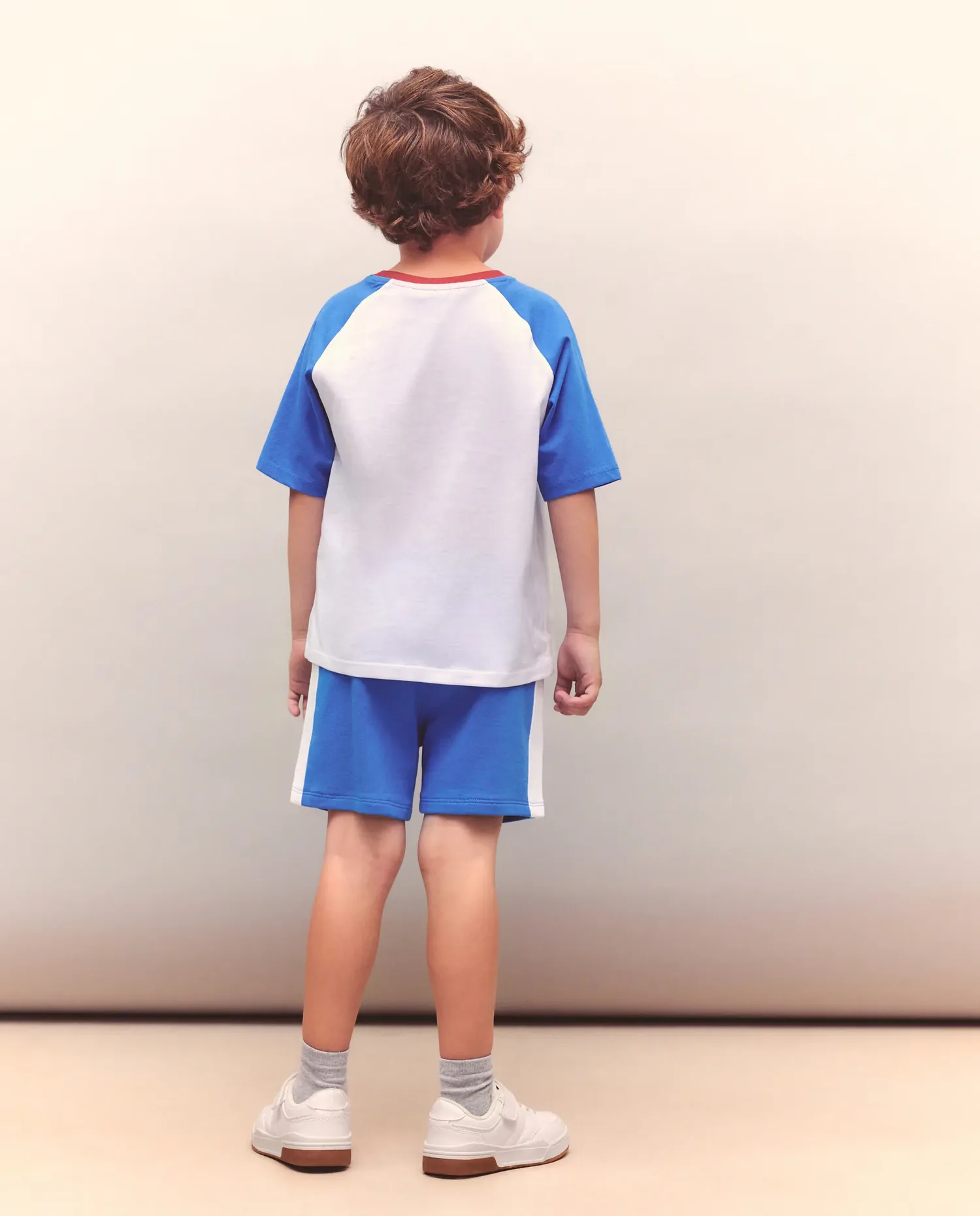 Спортивная детская футболка с коротким рукавом реглан Kids El Corte Inglés, синий — фото 3