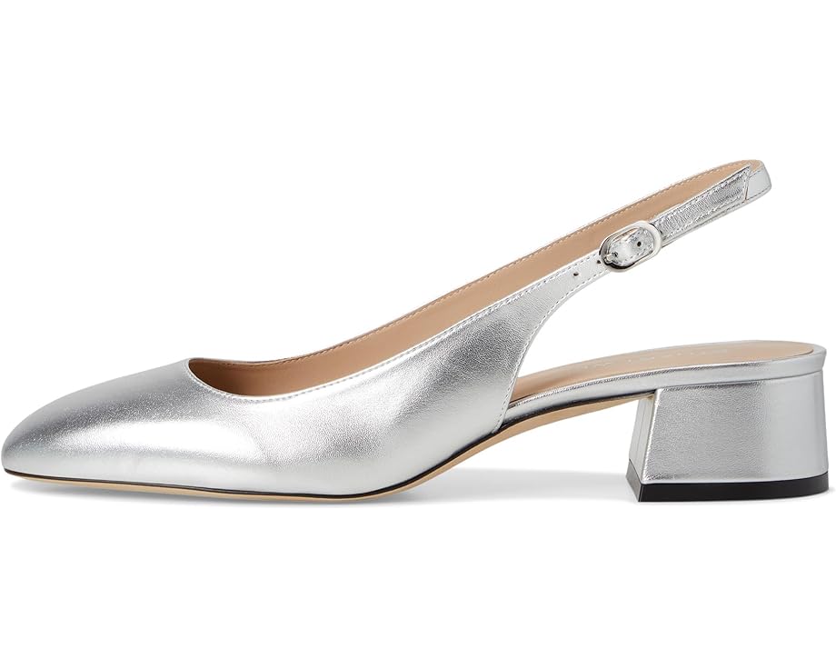 Туфли Stuart Weitzman Maeve Slingback 35, серебряный — фото 4
