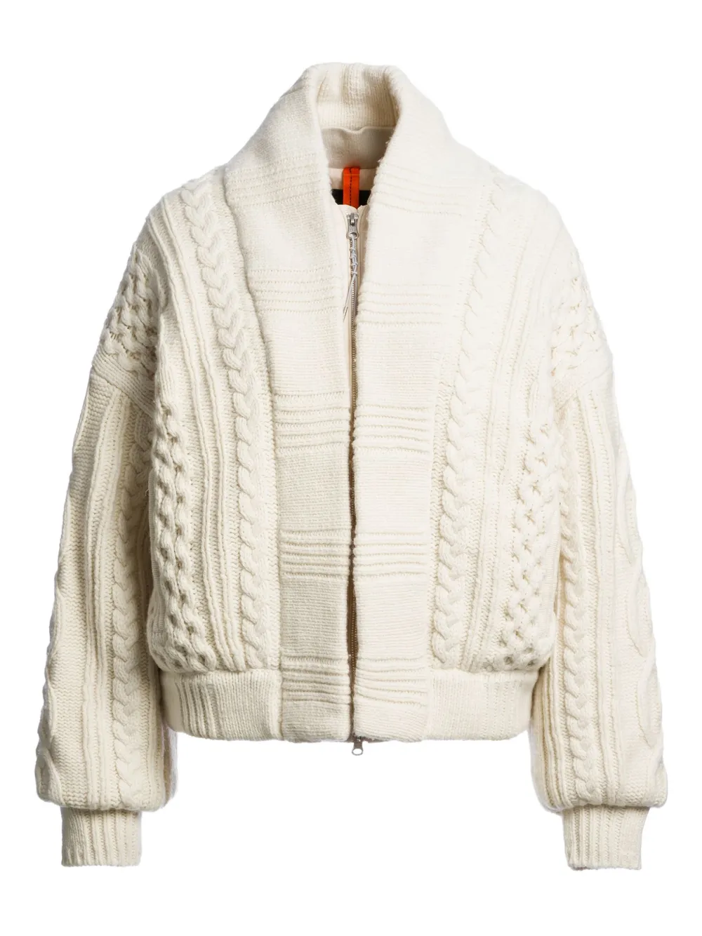 

Кардиган фактурной вязки Parajumpers, белый