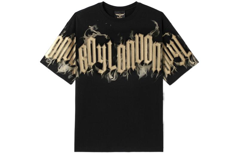

Boy London Футболка унисекс, черно-золотая