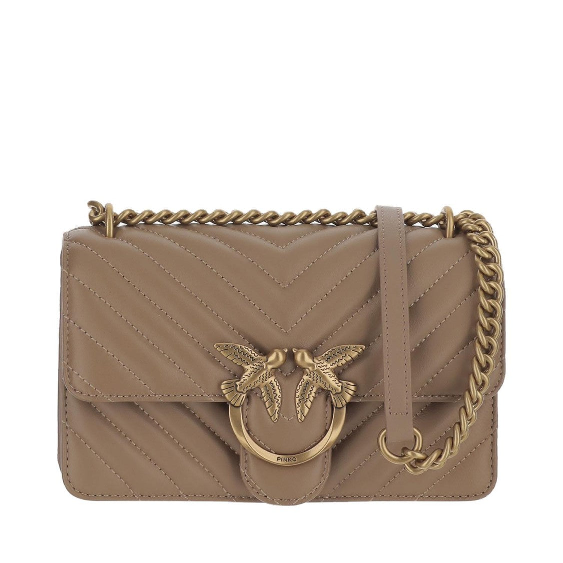 

Миниатюрная сумка Любовь Pinko, коричневый