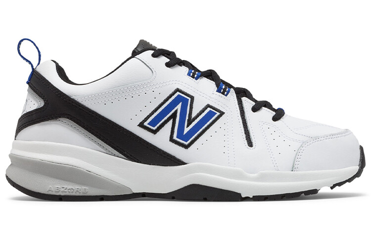 Кроссовки мужские NB 608 V5 с низким верхом, белые/синие New Balance — фото 2
