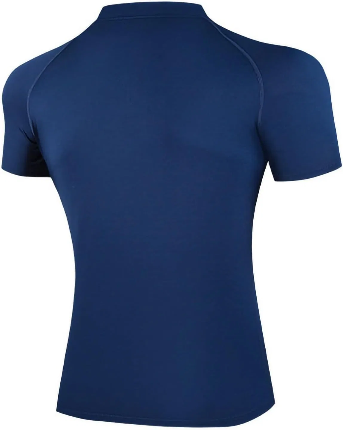 Компрессионная футболка с четверть-застежкой Athletic, Generic, Dark Blue — фото 4
