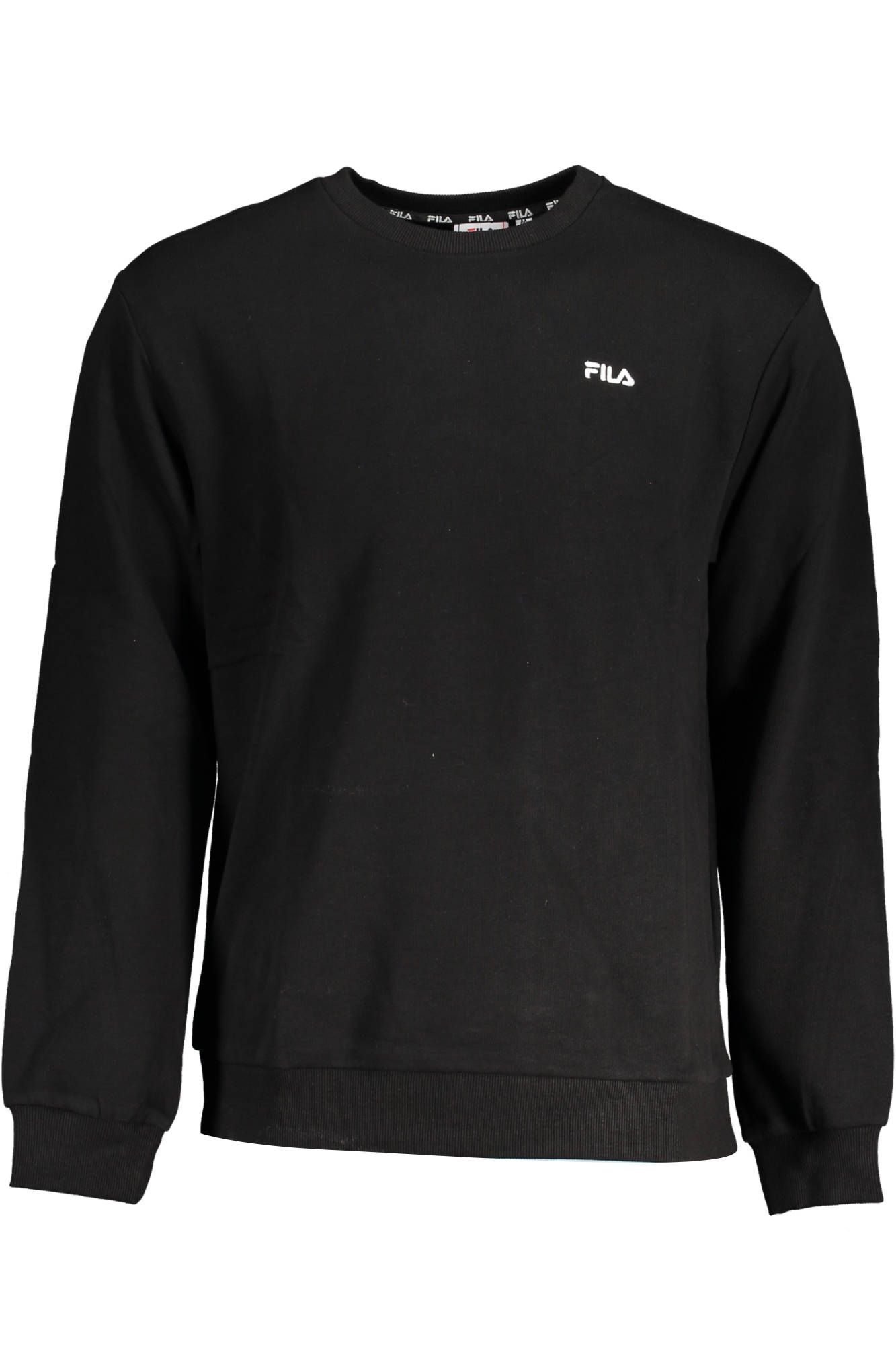 

Черный хлопковый мужской свитер Fila