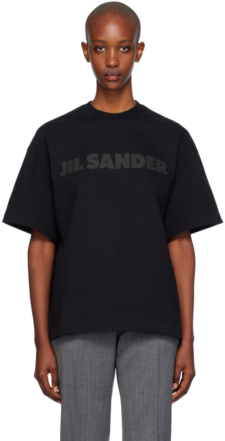 

Футболка с логотипом Jil Ander Jil Sander, черный
