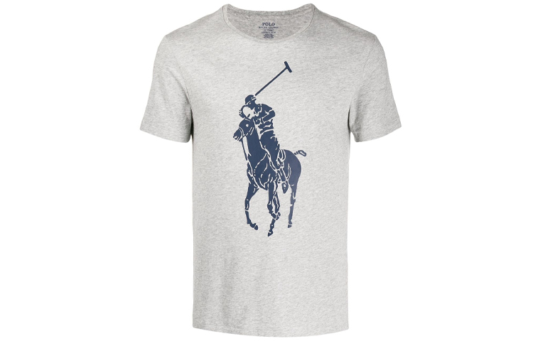 

Футболка мужская серая Polo Ralph Lauren, серый