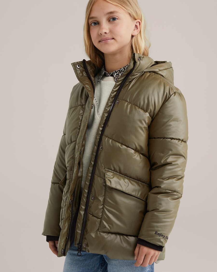 Демисезонная куртка WE Fashion, Khaki — фото 2