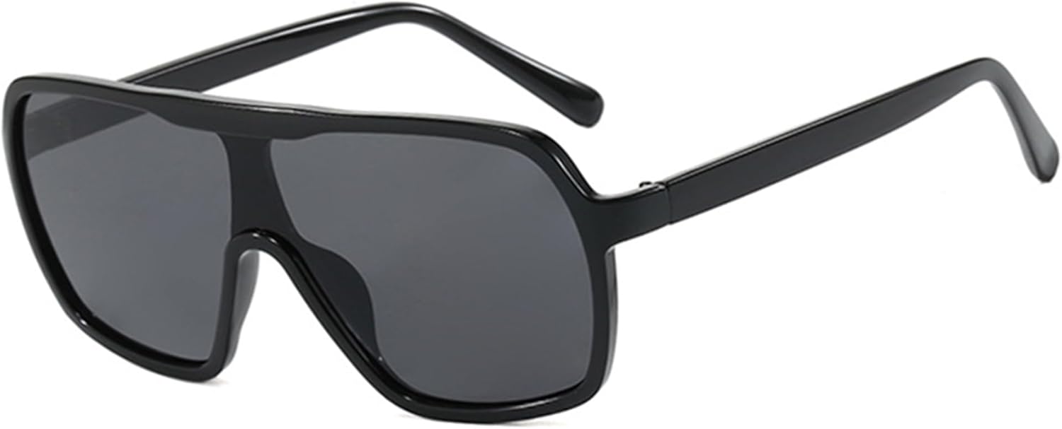 

Солнцезащитные очки Bullabulling квадратной формы большого размера для женщин и мужчин, модные солнцезащитные очки с обтекаемой оправой и защитой от УФ-излучения UV400, C4