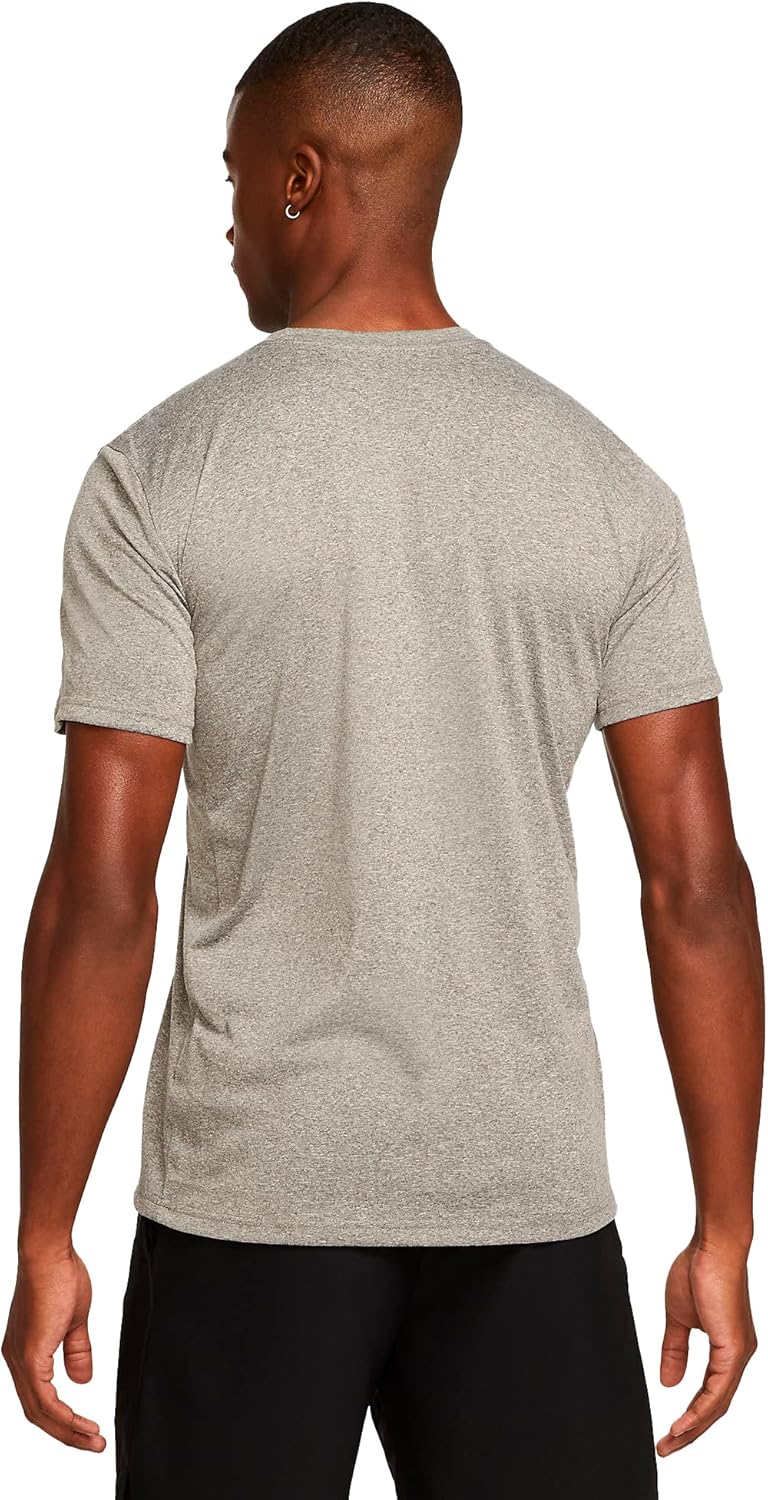 

Мужская тренировочная футболка Nike, Carbon Heather | Black, Черный, Мужская тренировочная футболка Nike, Carbon Heather | Black