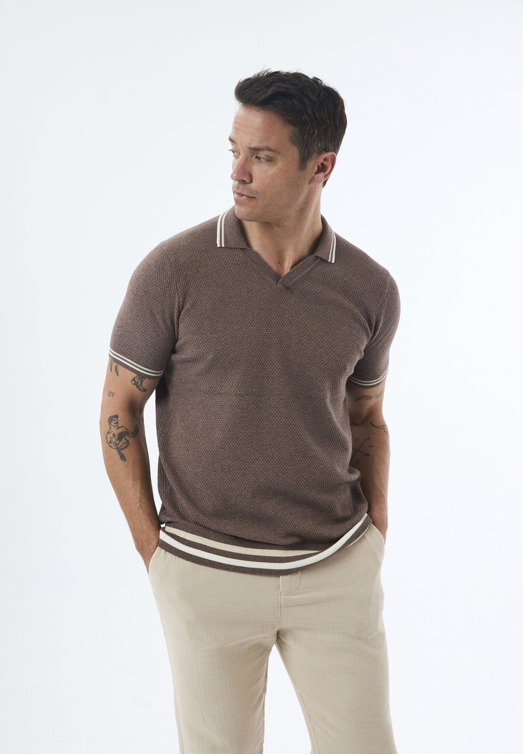 

Рубашка поло SHORT SLEEVE Felix Hardy, коричневый