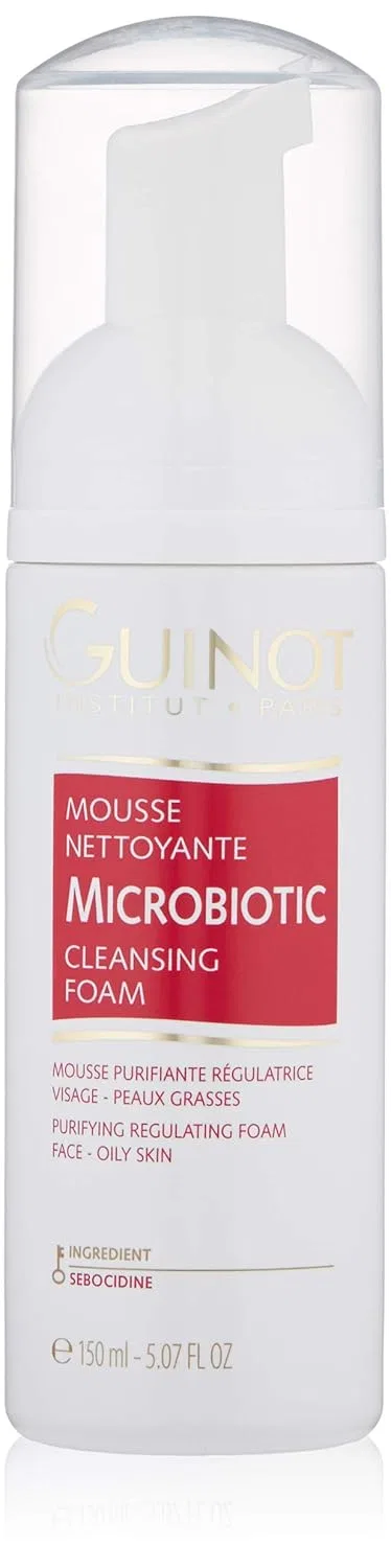 Гель для умывания Guinot — Очищающая пенка для лица «Microbiotic Mousse Visage» от