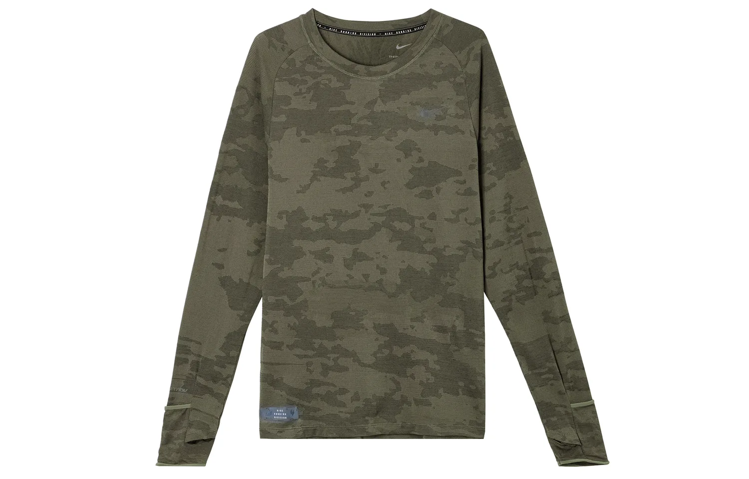 Nike Футболка мужская Medium Olive Crew Neck Moderate Straight Fit