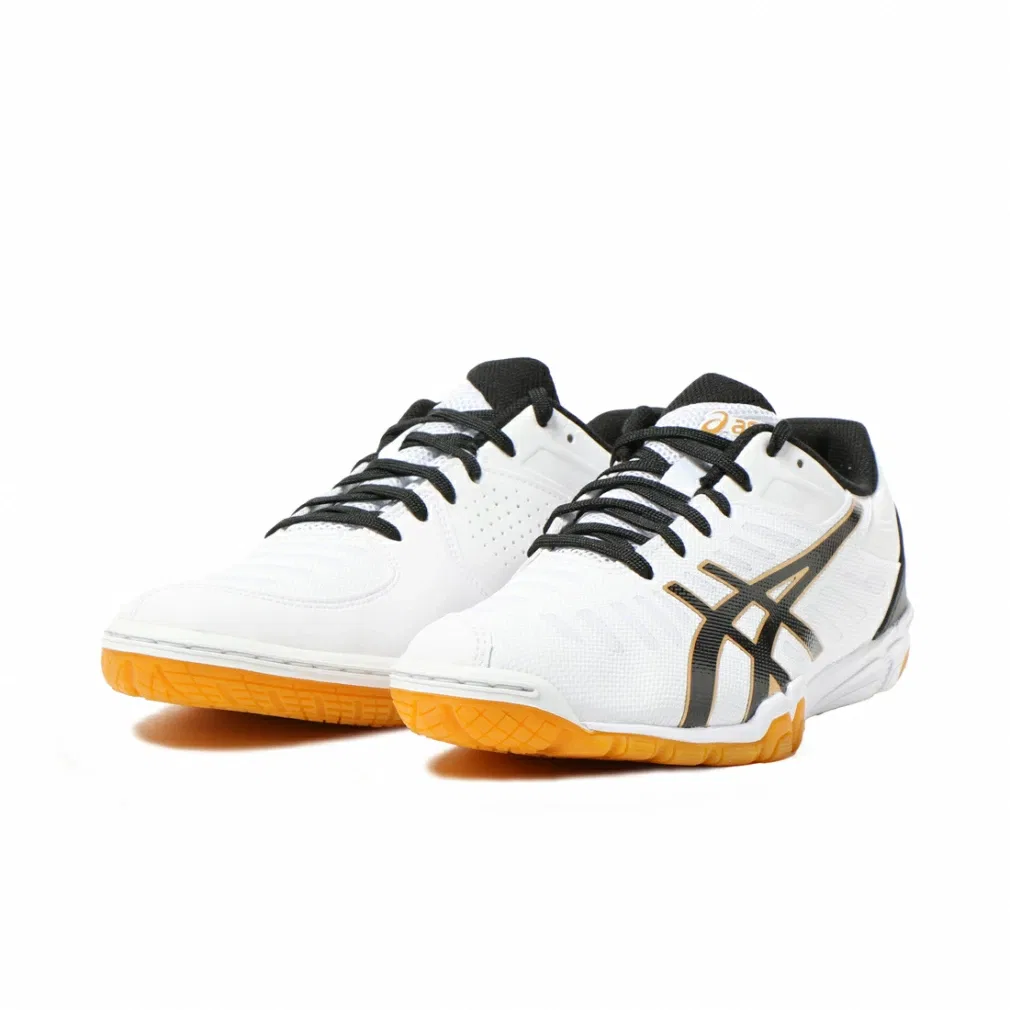 Унисекс кроссовки для настольного тенниса «Attack Excounter 2» от ASICS, White X Black — фото 3
