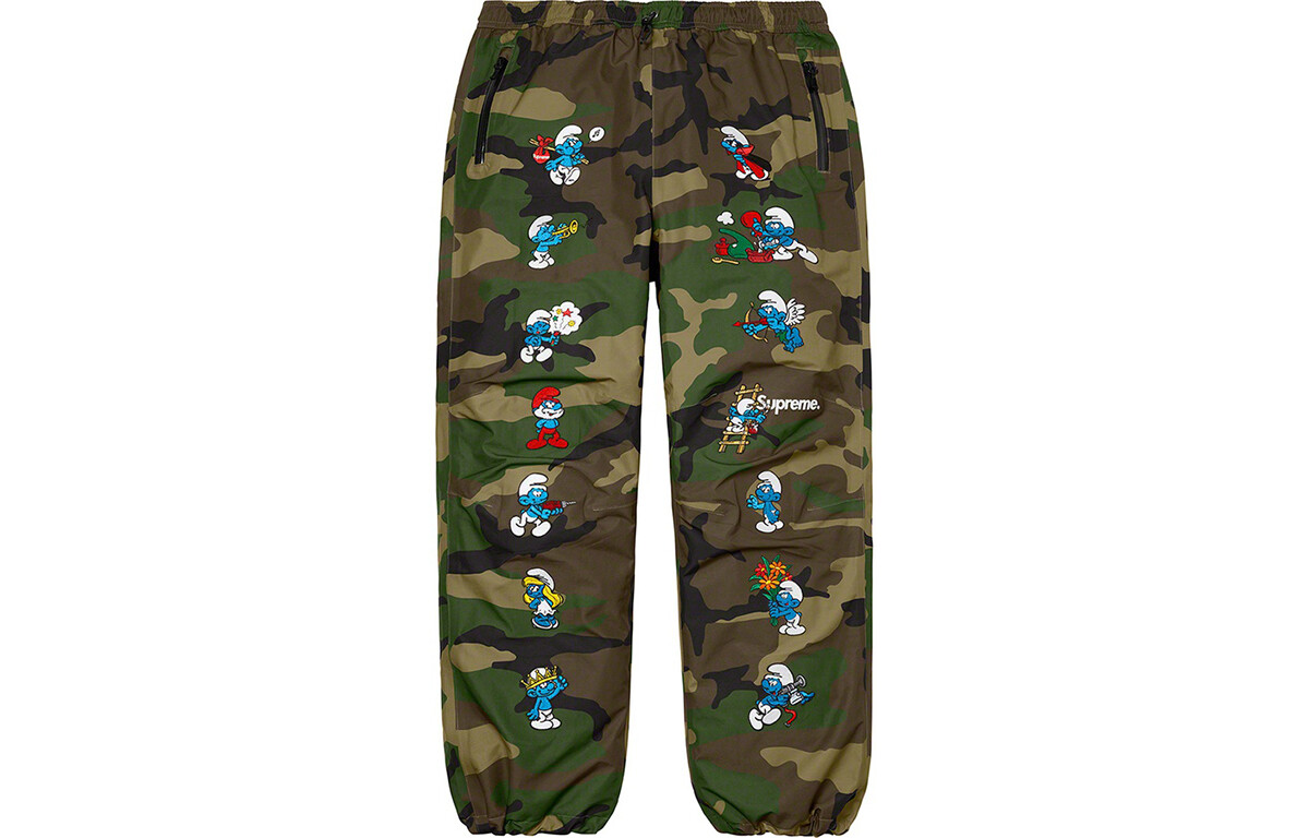 Осень-Зима 20 Повседневные брюки унисекс Supreme, желтый — фото 3