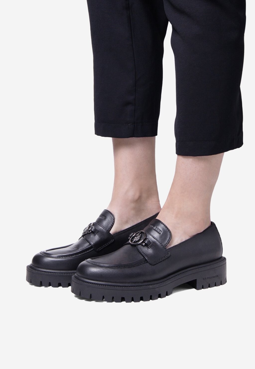 

Слипоны Karma U.S. Polo Assn., черный