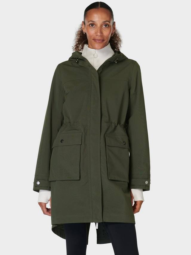 

Водонепроницаемая куртка stride Sweaty Betty, цвет Dark Forest Green