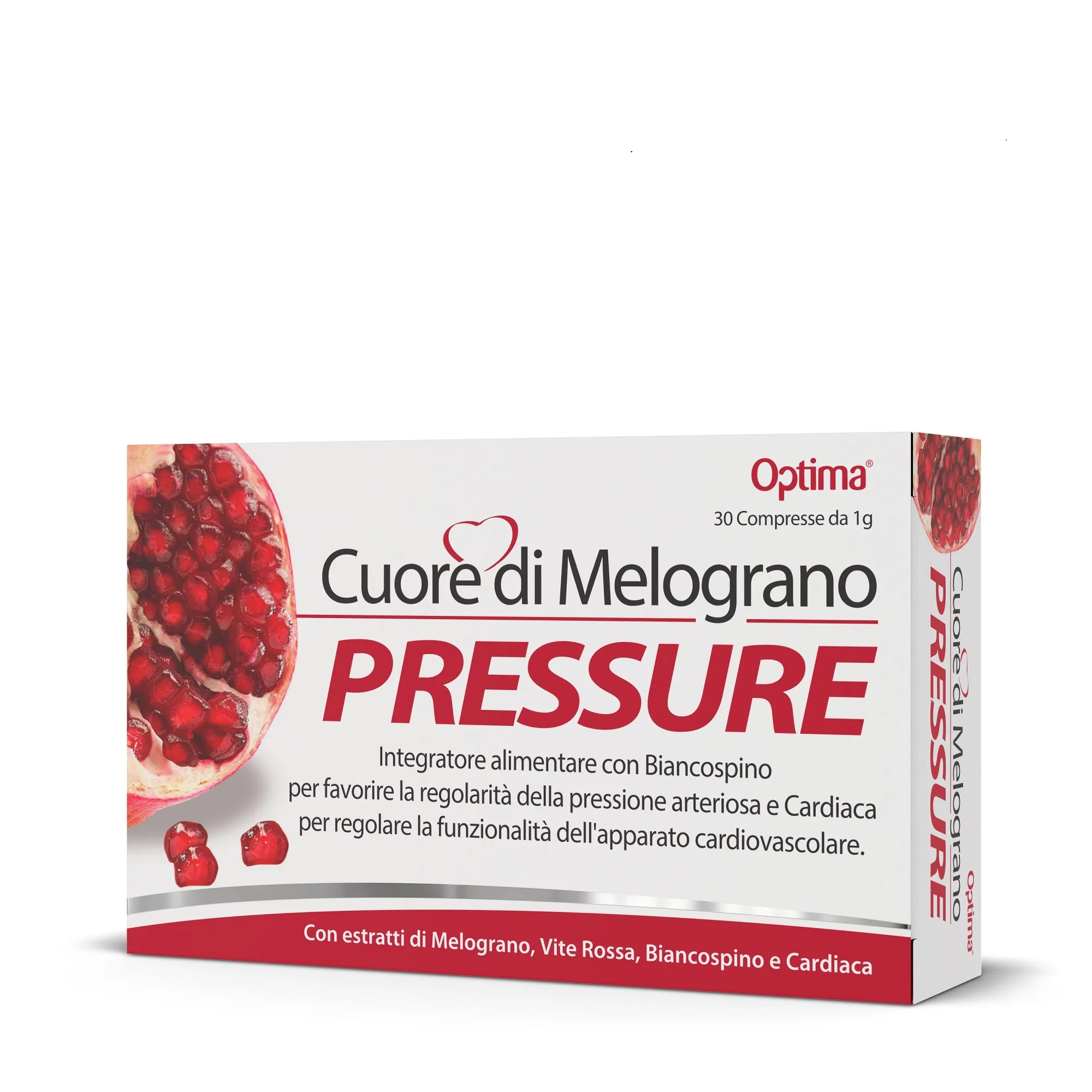 

Optima Heart of Pomegranate Pressure, 30 таблеток, добавка к кровяному давлению