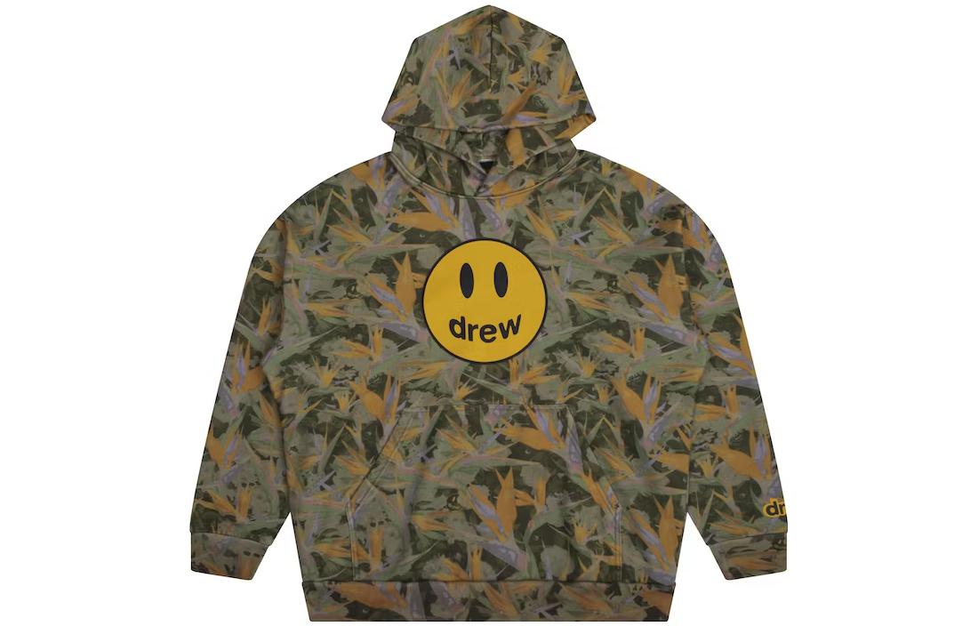 

Маскот Oversized Oversized Hoodie Drew Camo Drew House, зеленый