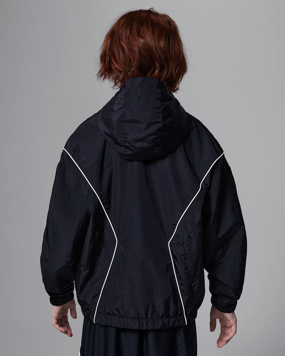Big Kids' Essential Draft Jacket Jordan, Black — фото 2