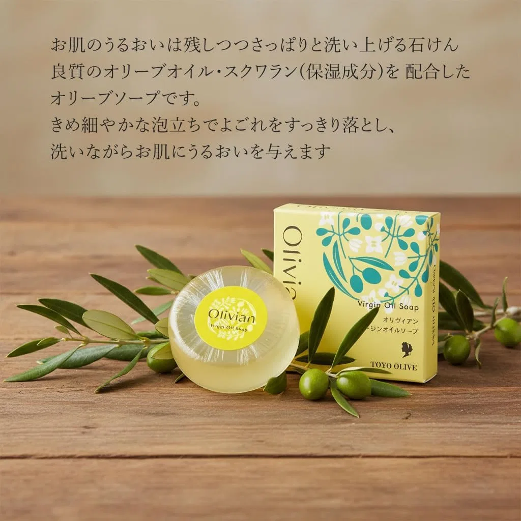 Мыло оливковое Toyo Olive, 8 шт по 90 г, без отдушки