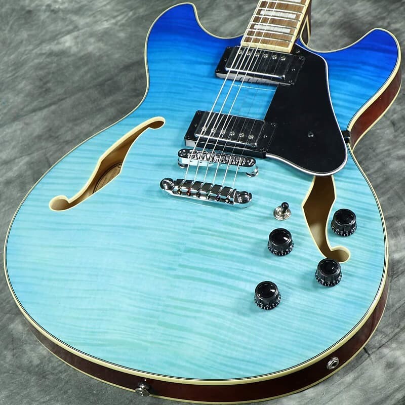 

Электрогитара Ibanez Artcore AS73FM Semi-Hollow - Azure Blue Gradiation