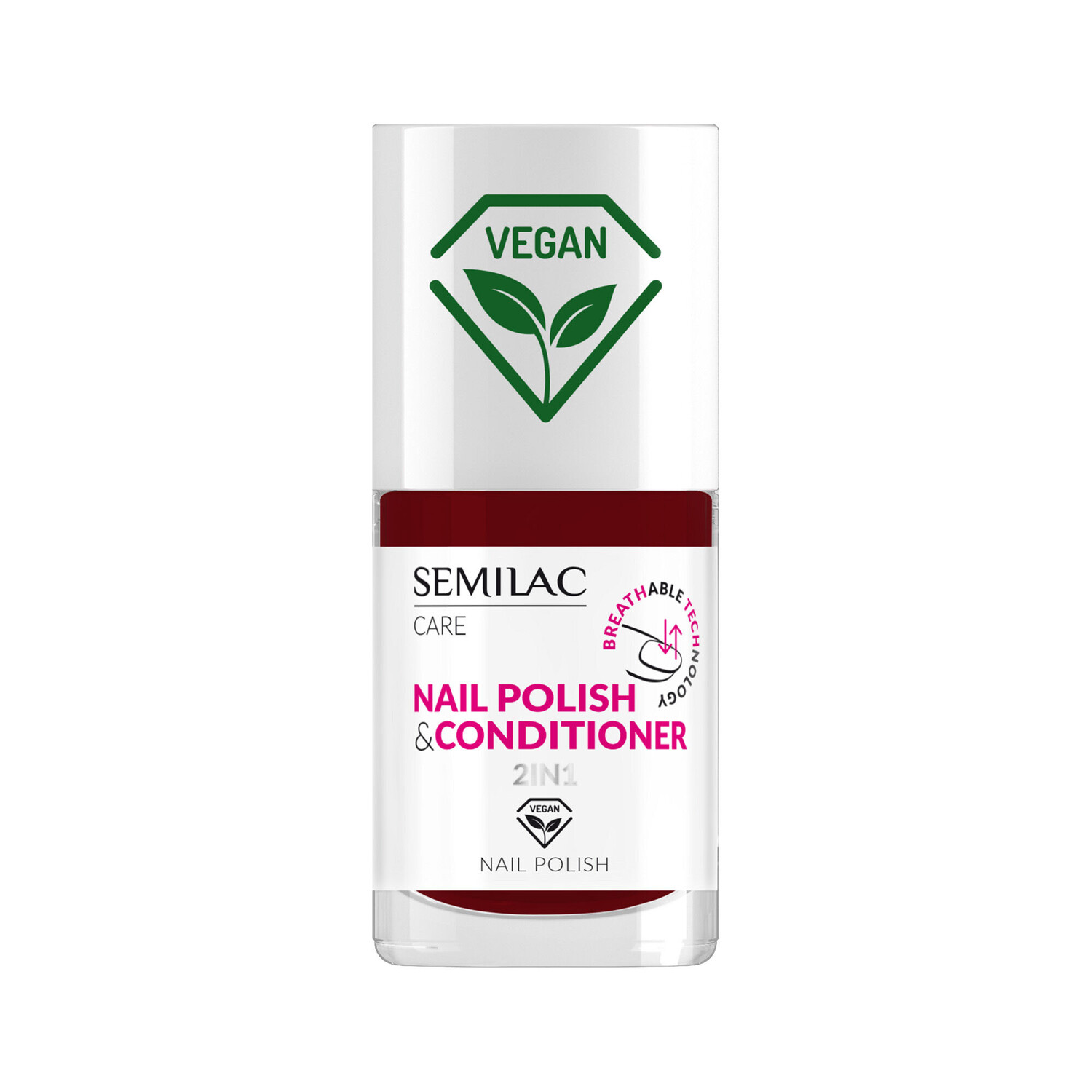 

Классический лак для ногтей с кондиционером 021 Semilac Vegan, 7 мл
