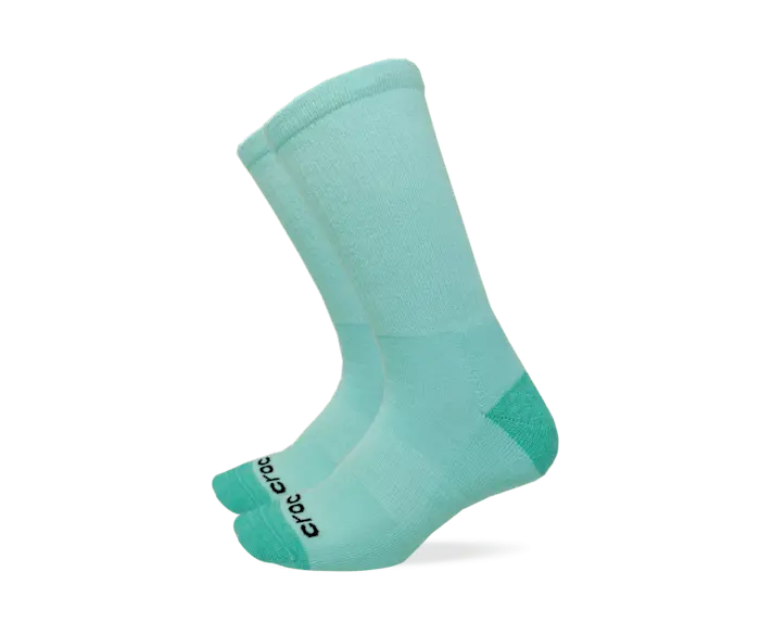

Носки Crocs Crew с каблуком и носком, набор из 3 штук, цвет Aqua