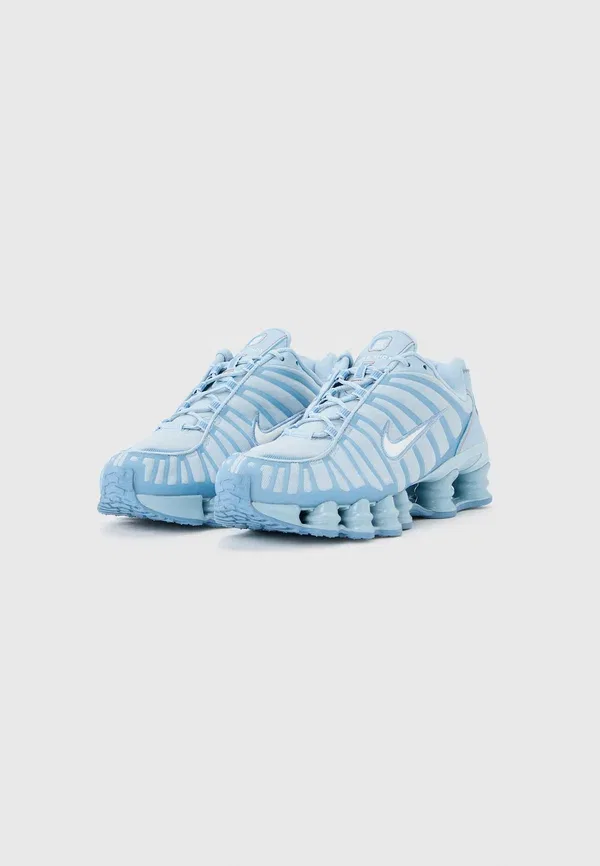 Кроссовки Nike Sportswear Shox tl, светло-армейский синий/белый/рабочий синий/пыльный персик — фото 2