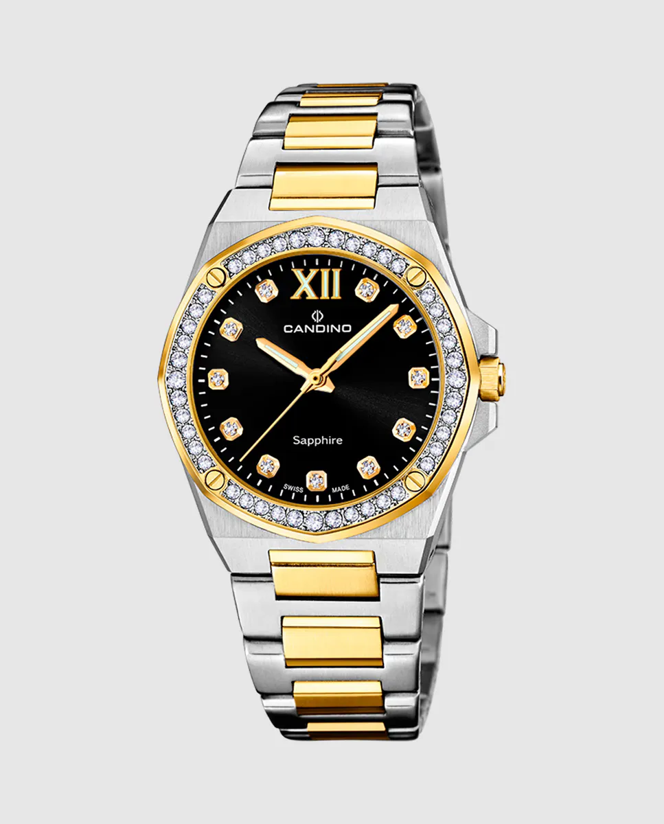 

C4752/3 Lady Elegance разноцветные женские часы из стали Candino, мультиколор