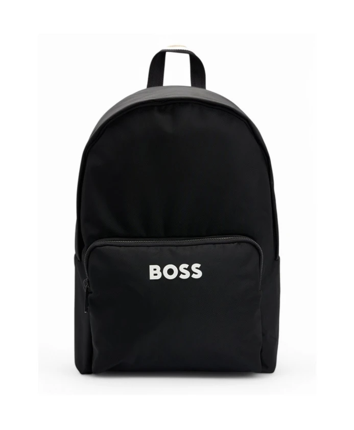 

Рюкзак с регулируемым ремнем и контрастным логотипом. Hugo, черный