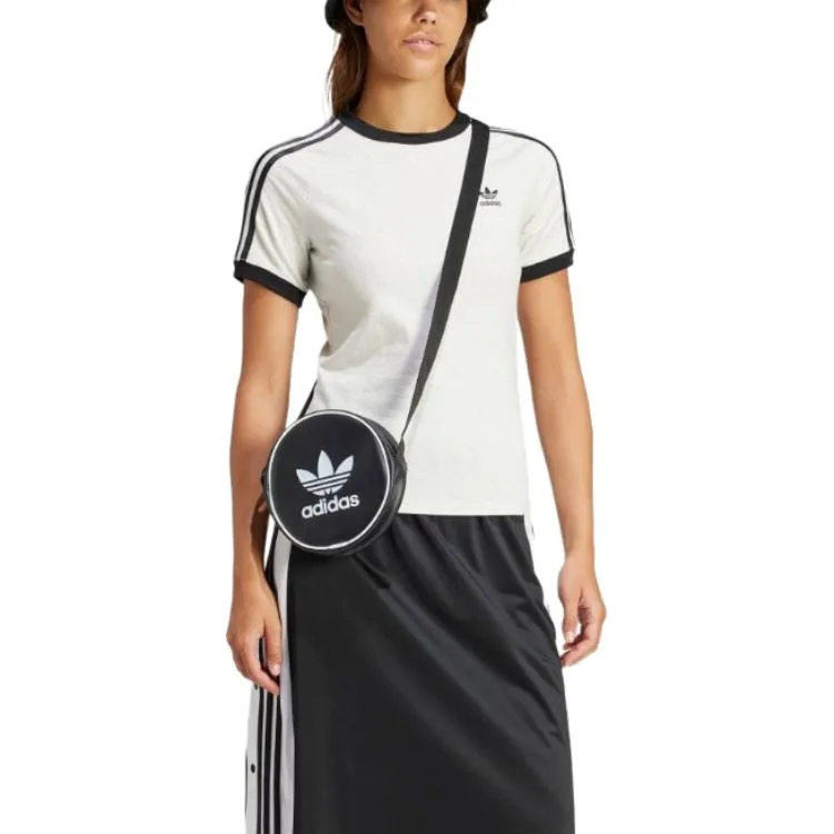 Adidas Originals Футболка с регланными рукавами 3-Stripes Slim белая — фото 4