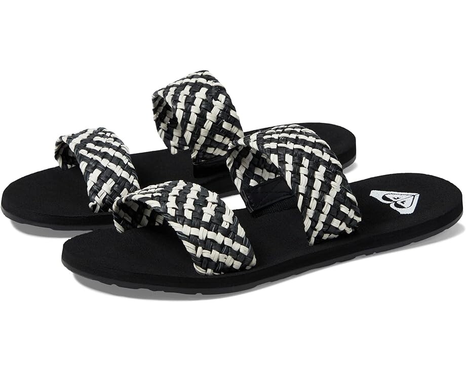 

Сандалии Roxy Porto Slide, цвет Black/White