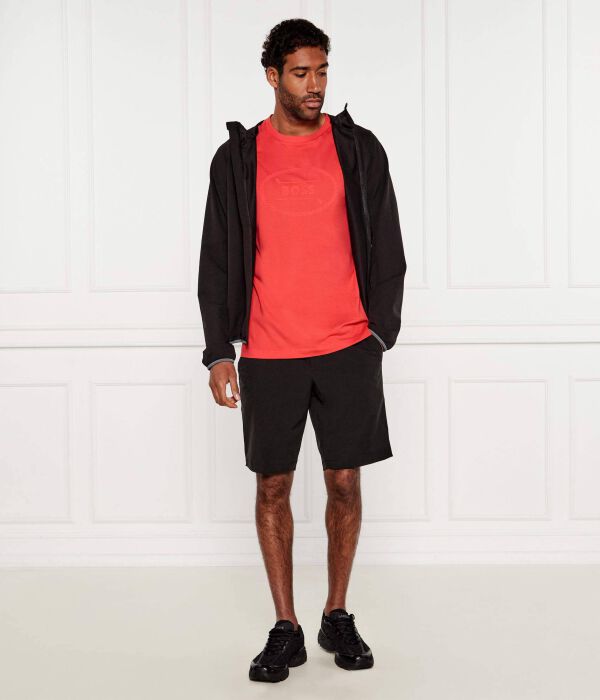 Логотип футболки наследие Regular fit Boss Green, красный — фото 2