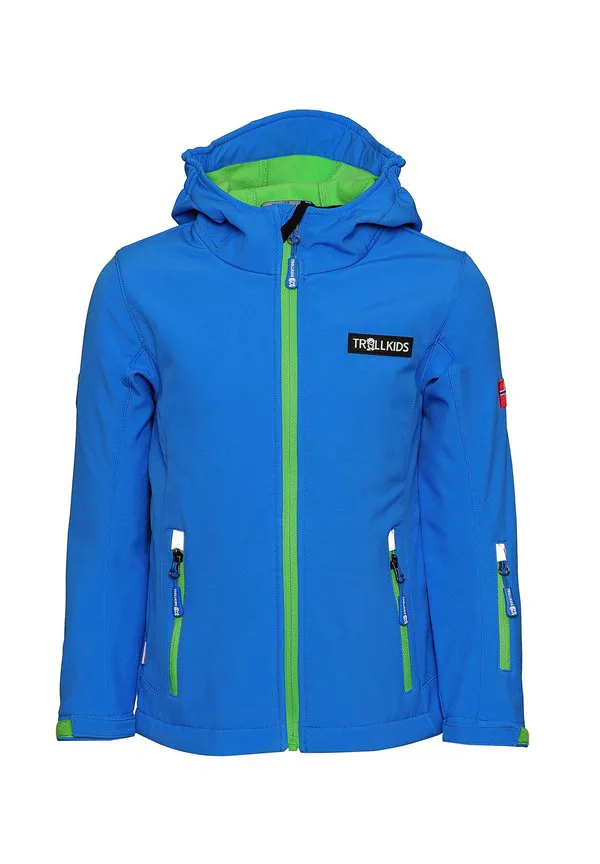 Куртка из софтшелла oslofjord Trollkids, Medium Blue Green
