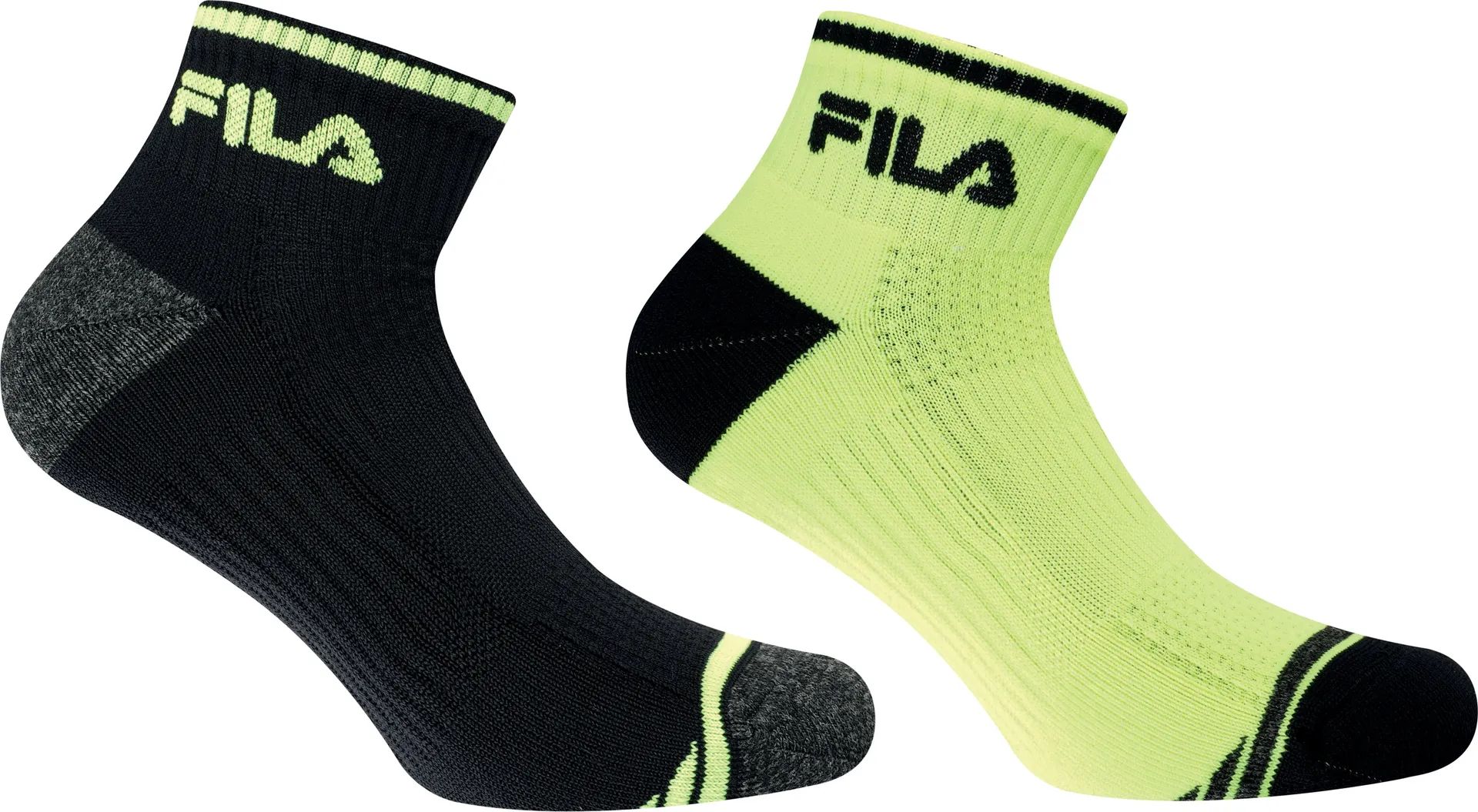 

Спортивные носки Fila (2 пары) с вязаным логотипом, желтый