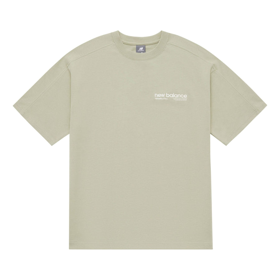 

Футболка New Balance Wordmark Logo T-Shirt 'Khaki Green', зеленый