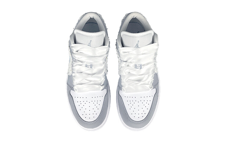 Кроссовки Air JORDAN 1 Vintage Basketball Shoes Women's Low-Top White Blue/Gray — фото 3