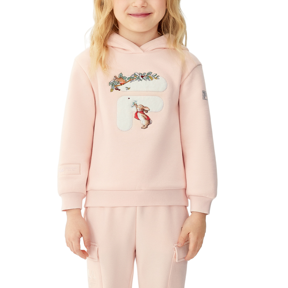 Питер Раббит, Свитшот для детей 3-7 лет FILA KIDS, розовый — фото 3