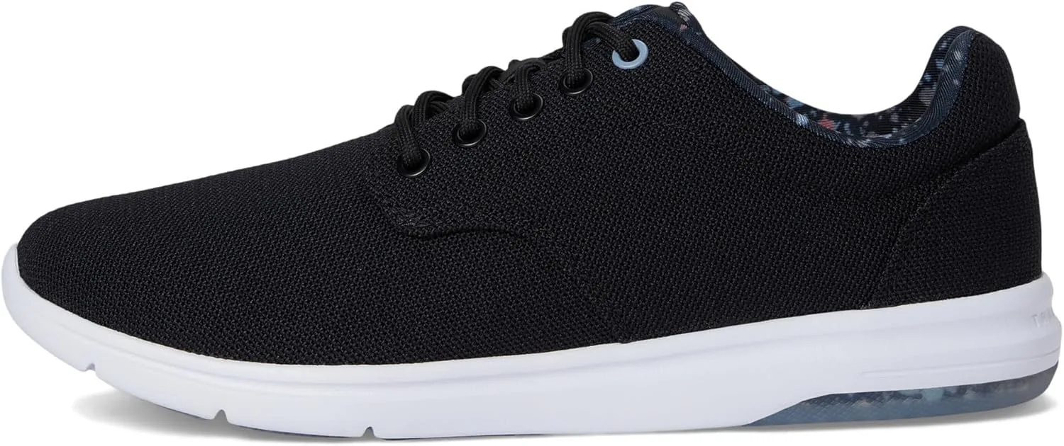 Мужские кроссовки TravisMathew The Daily II с трикотажным принтом, черный — фото 4