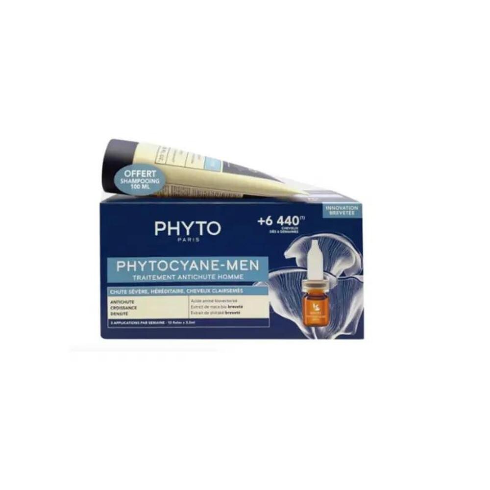 

Сыворотка для мужских волос Phyto Cyane, 12х3,5 мл