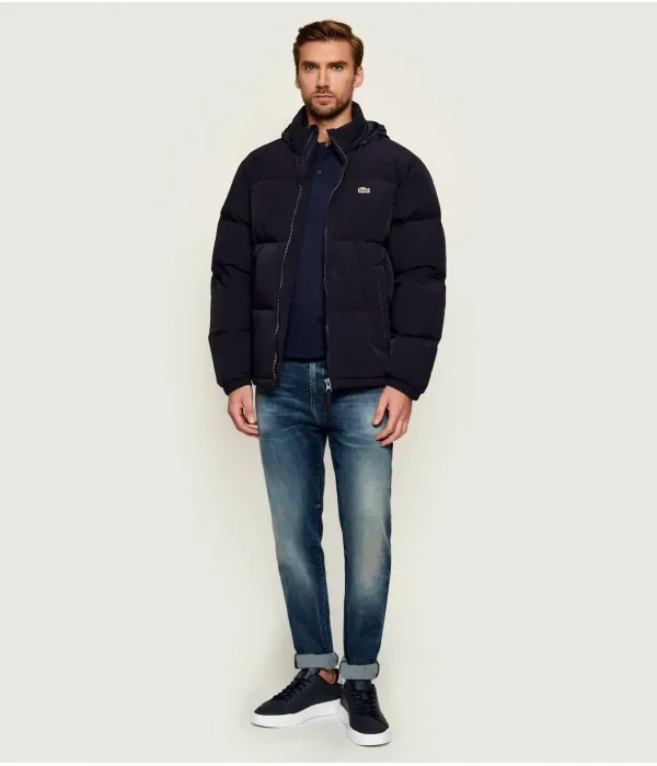 Пуховая куртка regular fit Lacoste, темно-синий — фото 2