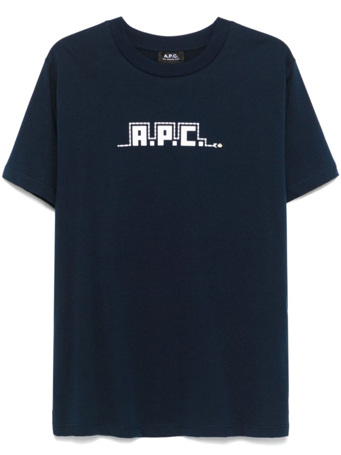 

Футболка с принтом A.P.C., синий