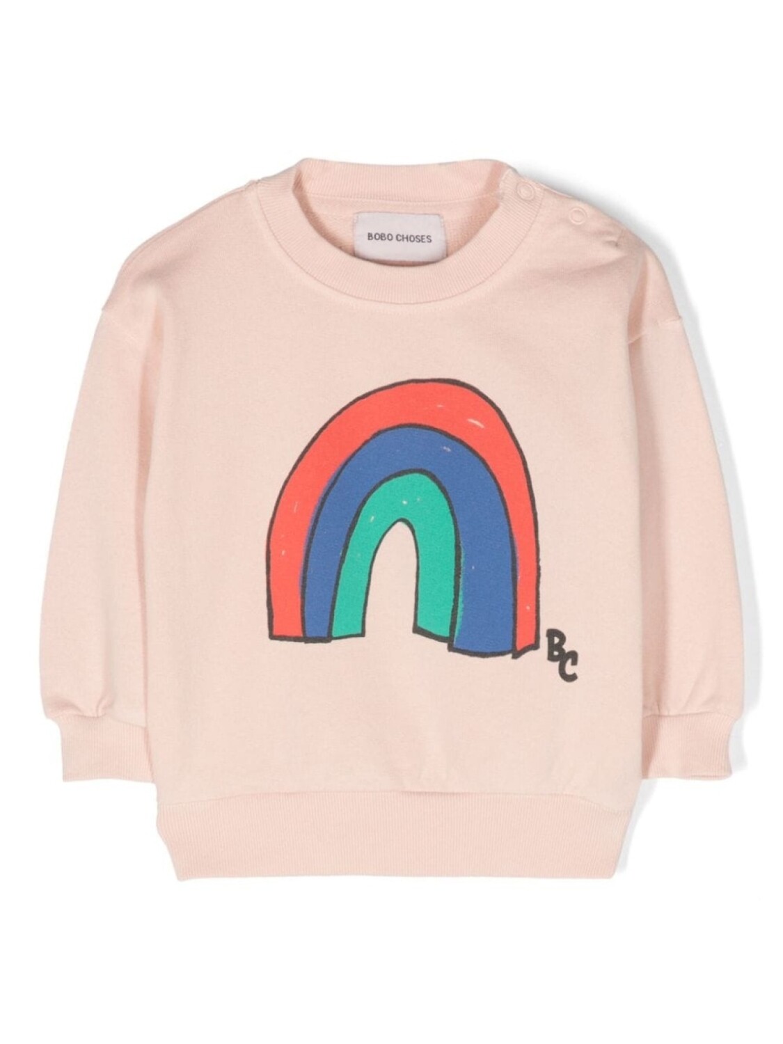 

Bobo Choses толстовка с принтом Rainbow, розовый