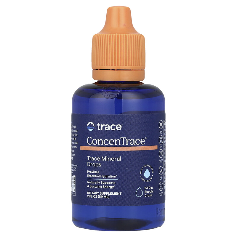

Trace, ConcenTrace, микроэлементы в каплях, 59 мл (2 жидк. унции)