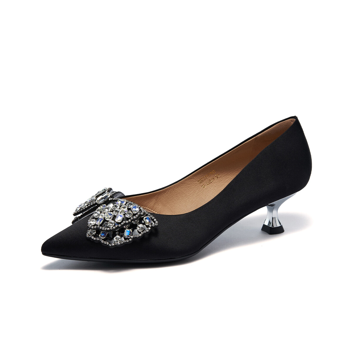 Туфли женские на высоком каблуке St&Sat, цвет Silver Gray