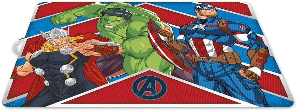 Коврик для детей Marvel Avengers Thor Hulk Captain America Blue and Red Stor